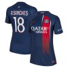 Paris Saint Germain 2023-24 R.Sanches 18 Dames Thuisshirt